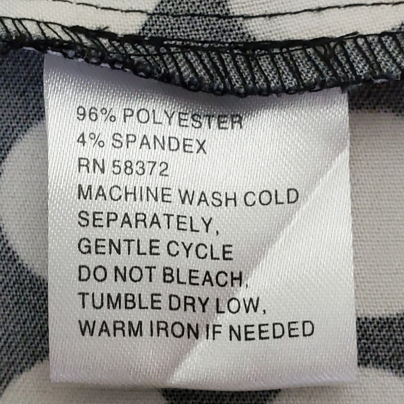 Voir Voir Black & White Dress Sz 6P - Picture 8 of 10